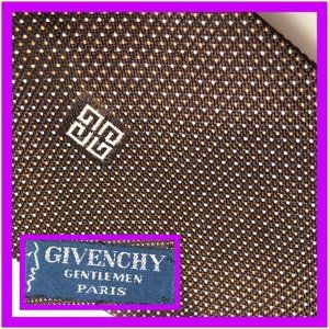 Givenchy dots brown tan white